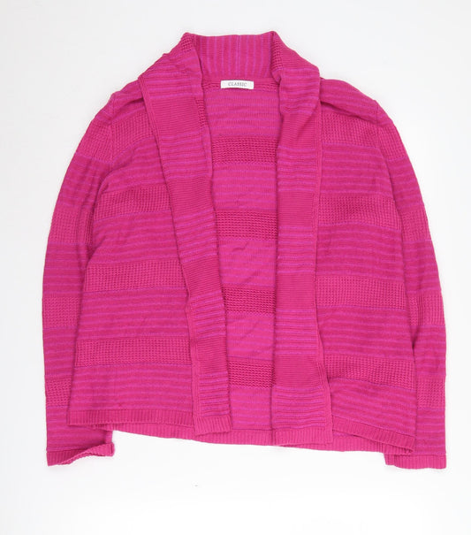 Womens UK Size 14 Marks and Spencer Pink Cardigan Jumper