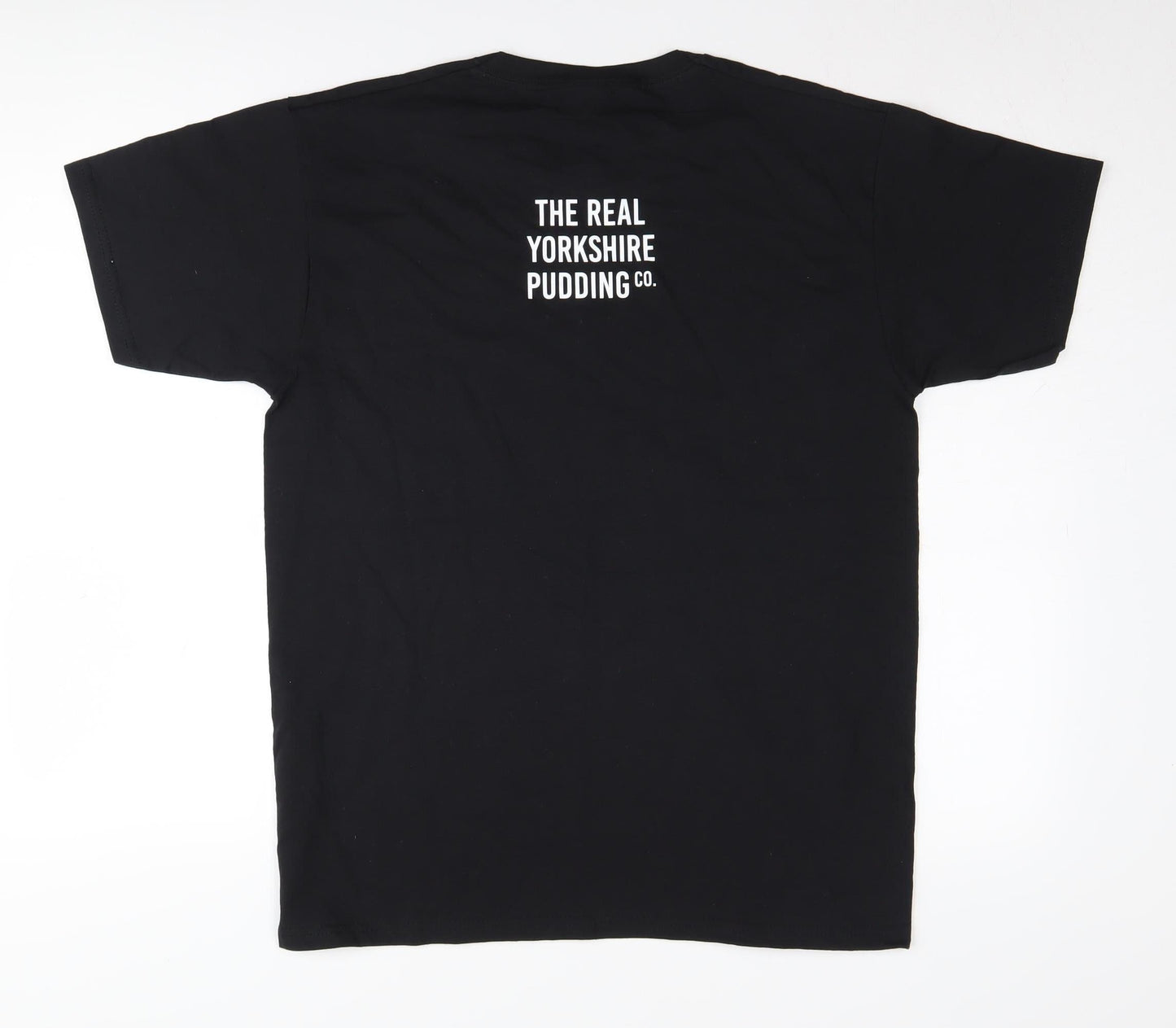 Mens UK Size M Fruit of the Loom Black  T-Shirt