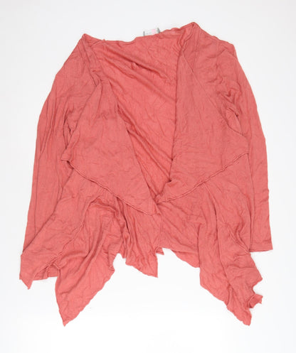 Womens UK Size 14 Marks and Spencer Pink Wrap Jumper