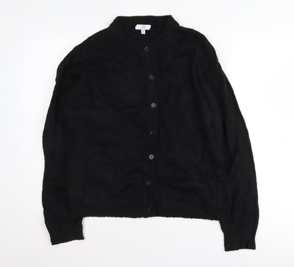RR Women's Black Cardigan Jumper in Size S