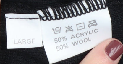 Next Women's Black Pencil Skirt - L