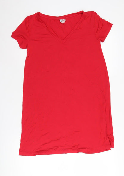 H&M Women's Red Short T-Shirt Dress S