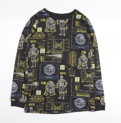 Marks and Spencer Boys Black Star Wars Graphic T-Shirt 13-14 Years