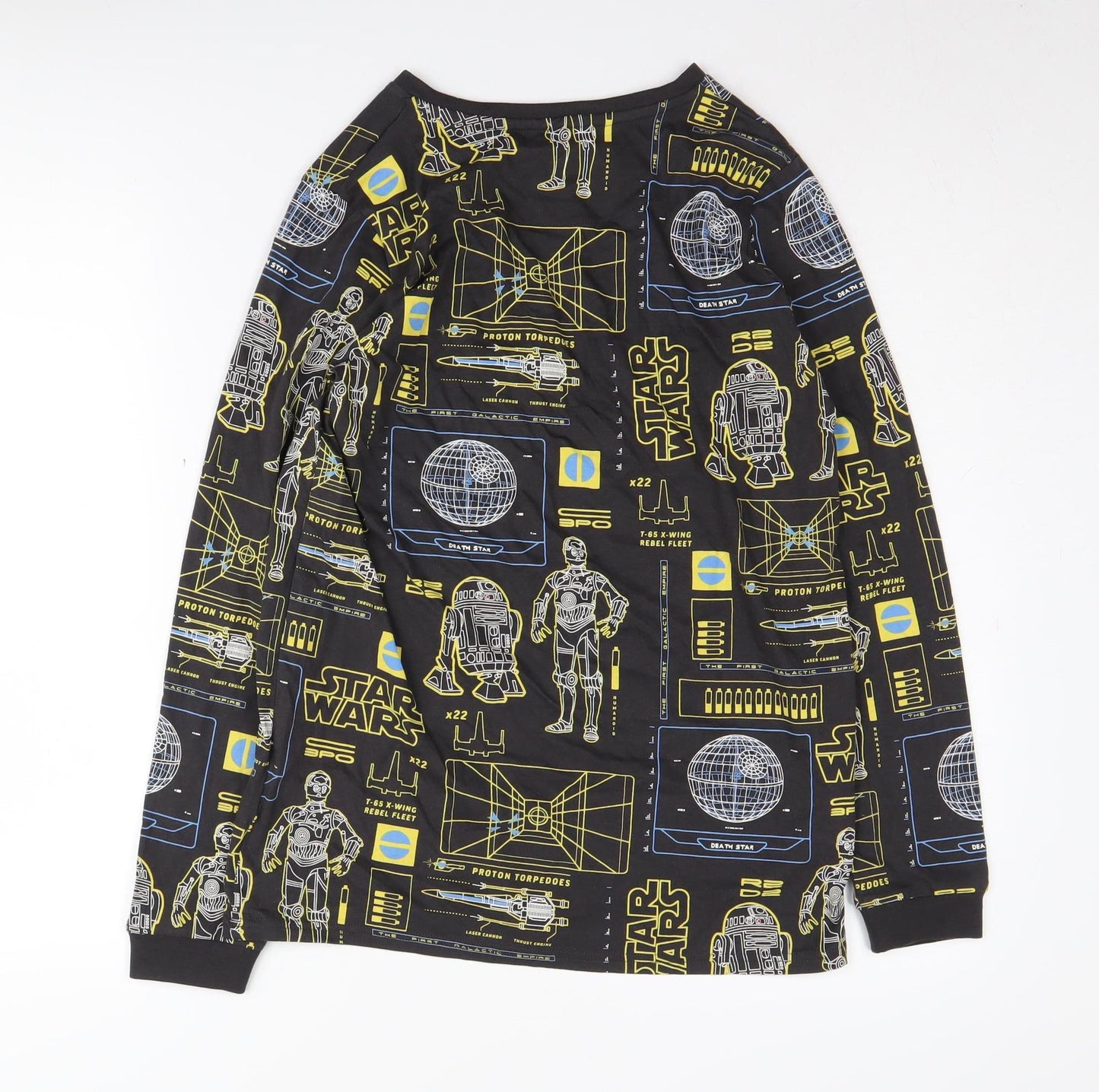Marks and Spencer Boys Black Star Wars Graphic T-Shirt 13-14 Years