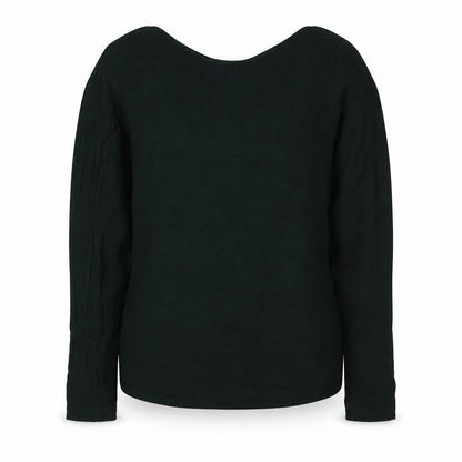 Womens UK Size M Only Green Wrap Jumper