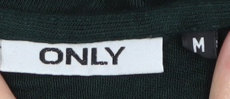Womens UK Size M Only Green Wrap Jumper