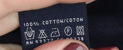 French Connection Men's Black XL Vest Casual Cotton