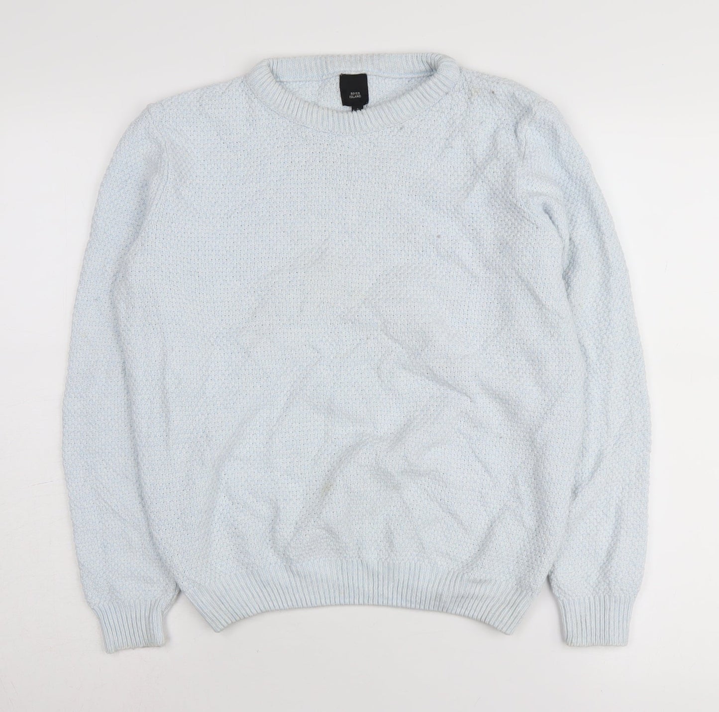 Womens UK Size S River Island White Pullover Jumper