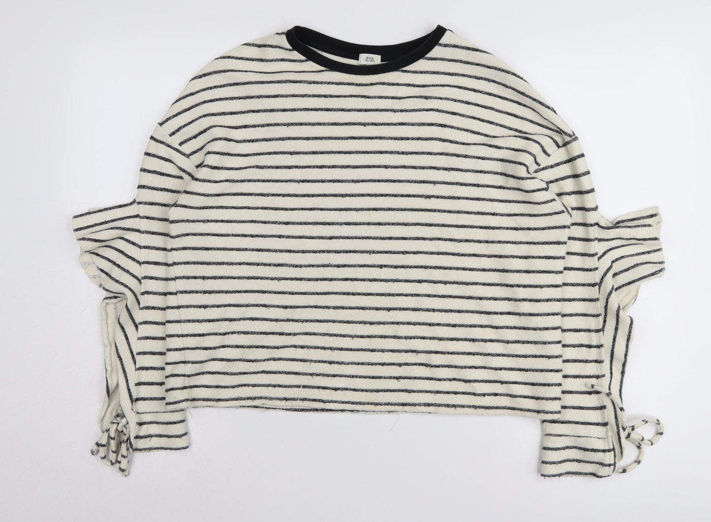 Womens UK Size M River Island Ivory Pullover Jumper