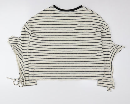 Womens UK Size M River Island Ivory Pullover Jumper