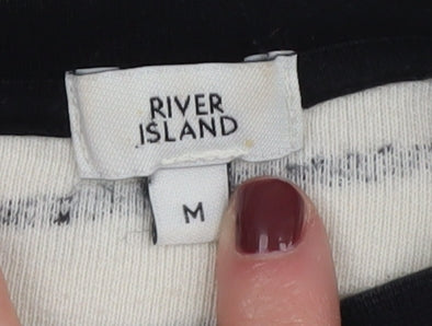 Womens UK Size M River Island Ivory Pullover Jumper
