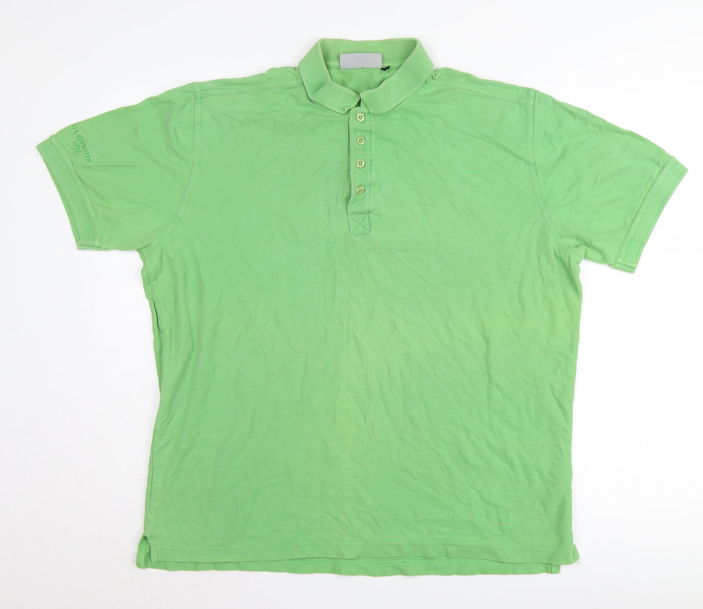 Glenmuir Men's Green XL Polo Shirt