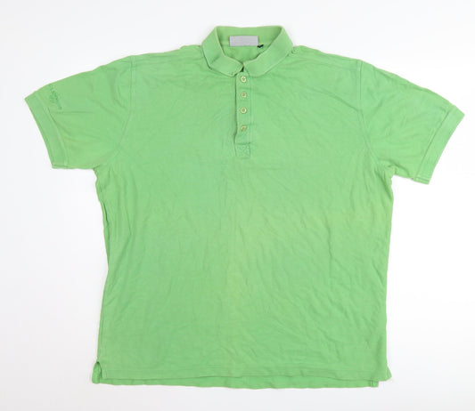 Glenmuir Men's Green XL Polo Shirt