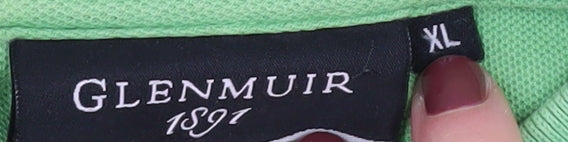 Glenmuir Men's Green XL Polo Shirt