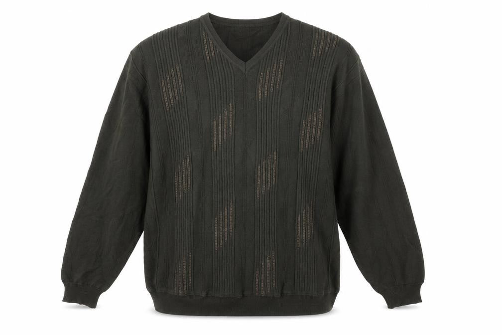 Mens UK Size 2XL Wolsey Green Pullover Jumper