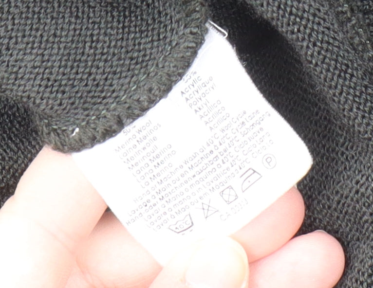 Wolsey Men's Green V-Neck Pullover Jumper 2XL