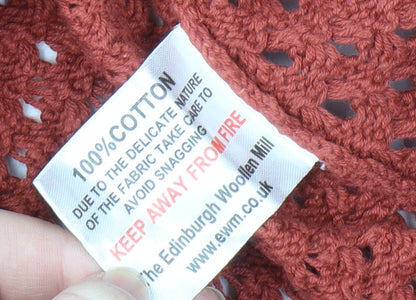 Womens UK Size L Isle Brown Cardigan Jumper
