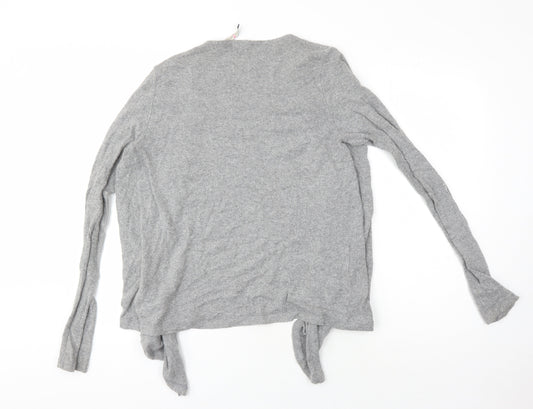 Brandy Melville Womens Grey Cardigan One Size Knitwear