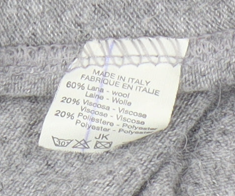 Womens UK Size One Size Brandy Melville Grey Cardigan Jumper