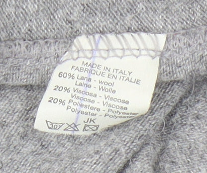 Womens UK Size One Size Brandy Melville Grey Cardigan Jumper