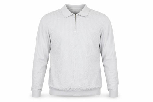 Jameson Carter Men's Grey Full Zip Jumper L
