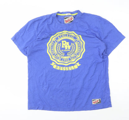 Russell Athletic Men's Blue L Graphic T-Shirt