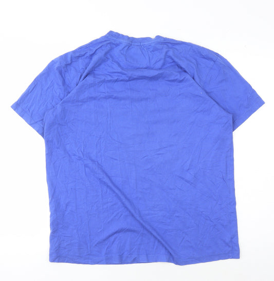 Russell Athletic Men's Blue L Graphic T-Shirt