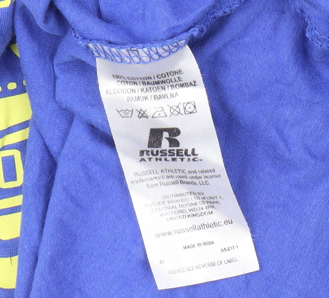 Russell Athletic Men's Blue L Graphic T-Shirt