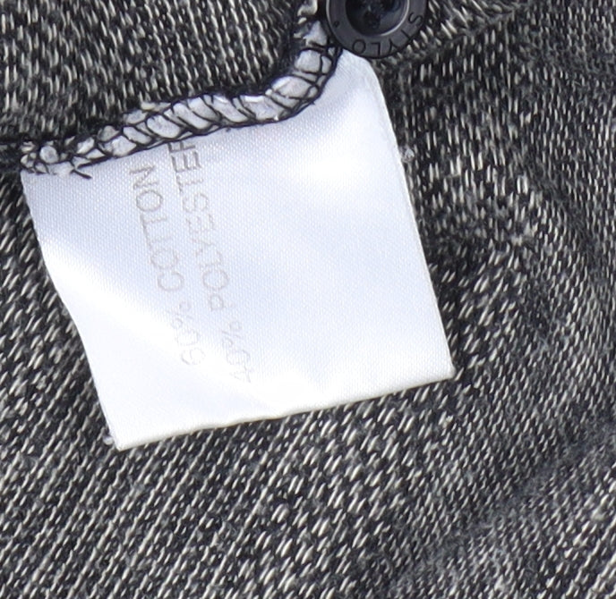 Stylo Men's Grey Short Sleeve Polo - Size L