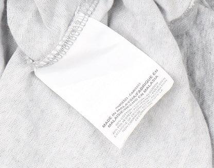 Nike Grey Men's Athletic Fit Crew Neck T-Shirt, Size S