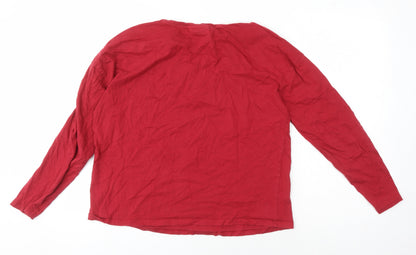 Harry Potter Teens Red Graphic Long Sleeve Top Size 12-14