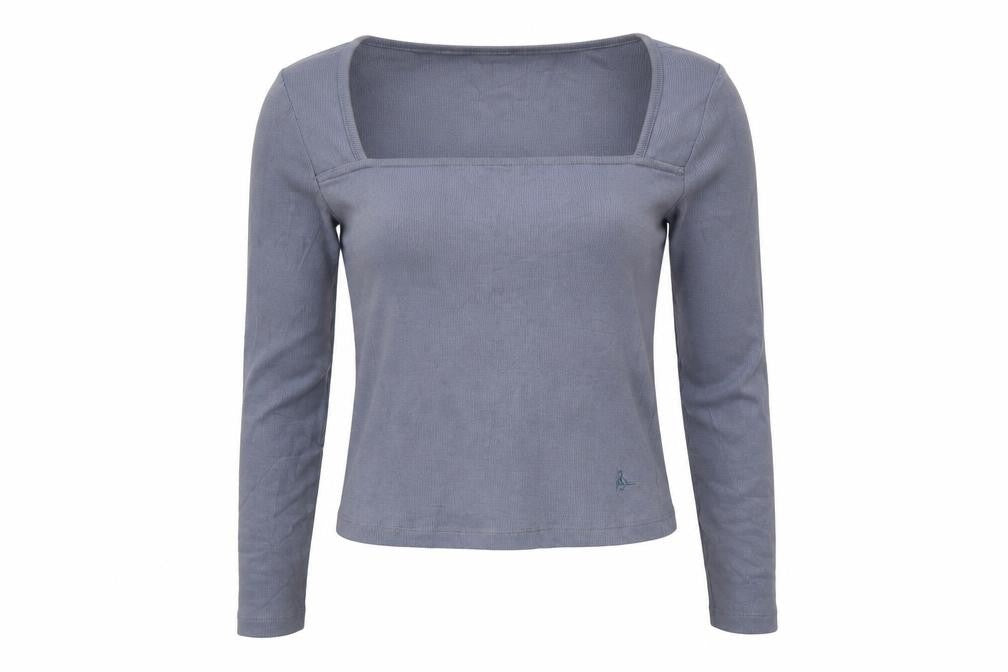 Womens UK Size 10 Jack Wills Blue Basic T-Shirt