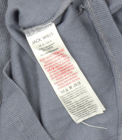 Jack Wills Women's Blue Long Sleeve Basic T-Shirt