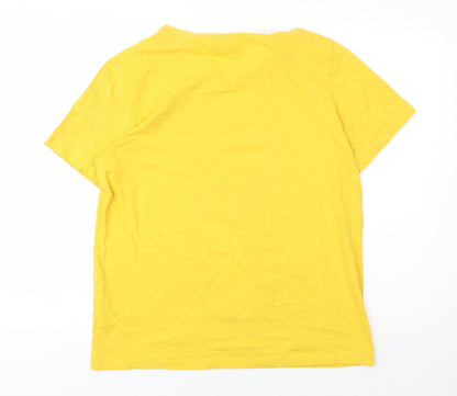 Mens UK Size L FILA Yellow  T-Shirt