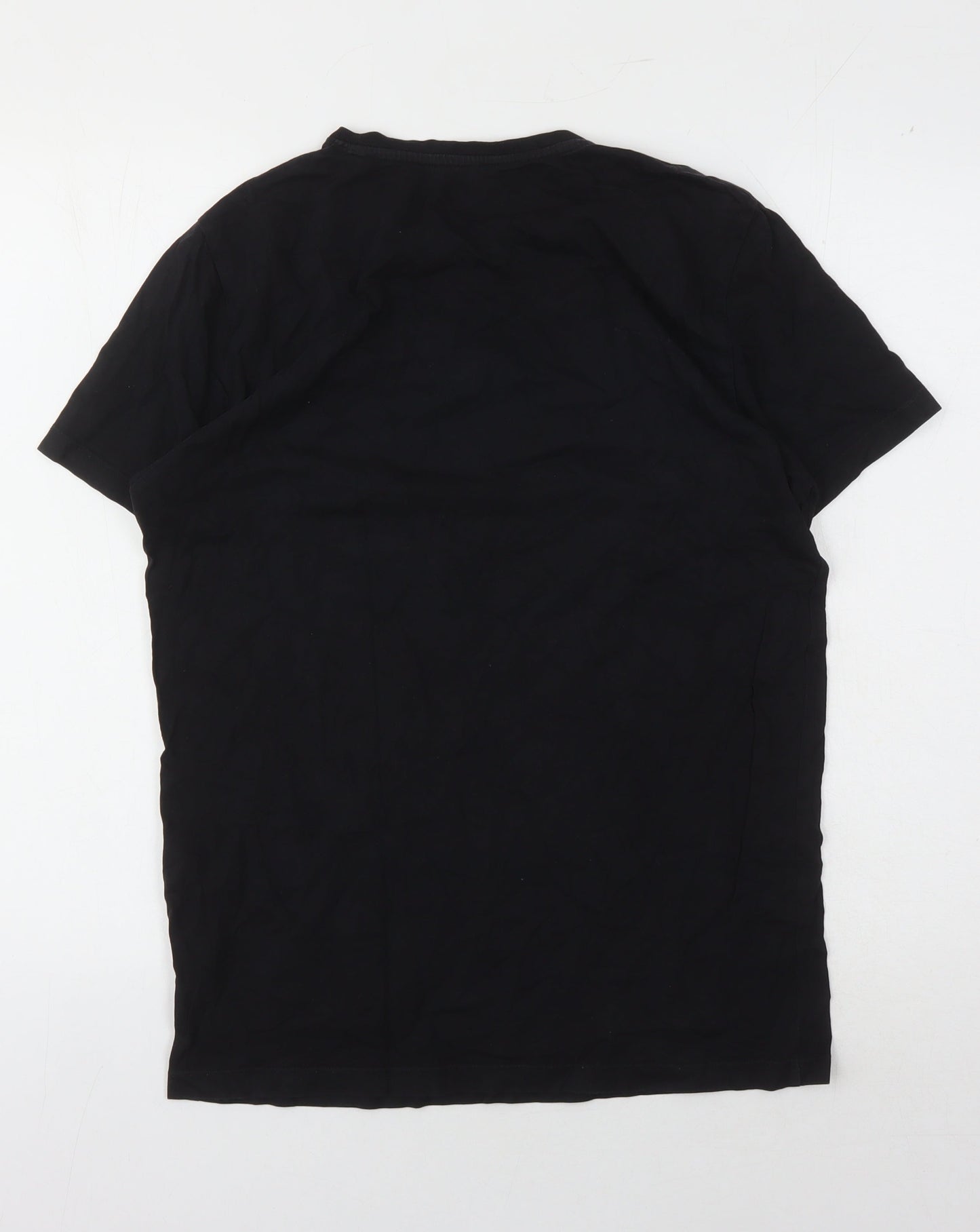 Mens UK Size M JACK & JONES Black  T-Shirt