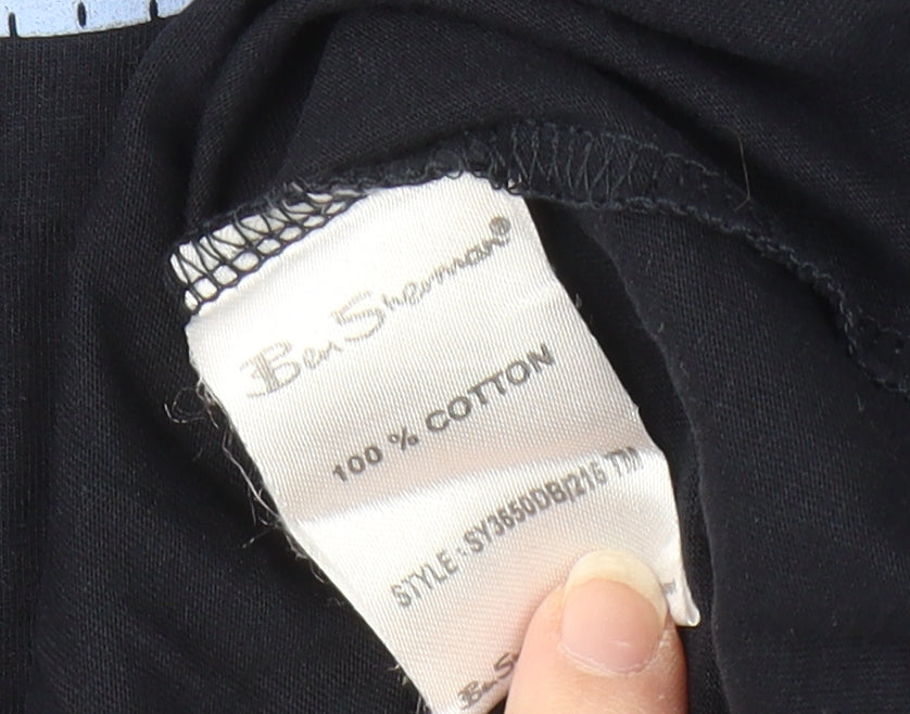Mens UK Size S Ben Sherman Black  T-Shirt