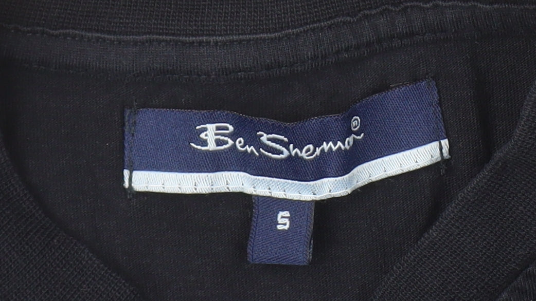 Mens UK Size S Ben Sherman Black  T-Shirt