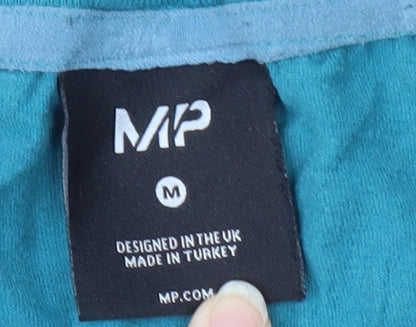 MP Men's Green Cotton Crew Neck T-Shirt, Size M