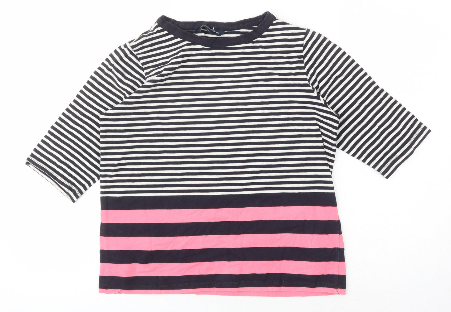 Womens UK Size XS French Connection Multicoloured Basic T-Shirt