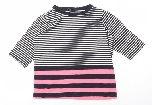 French Connection Women's Multicolour XS 3/4 Sleeve T-Shirt