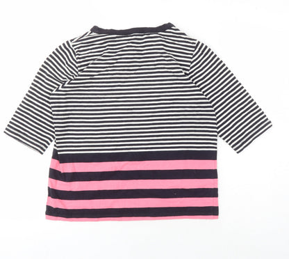 Womens UK Size XS French Connection Multicoloured Basic T-Shirt