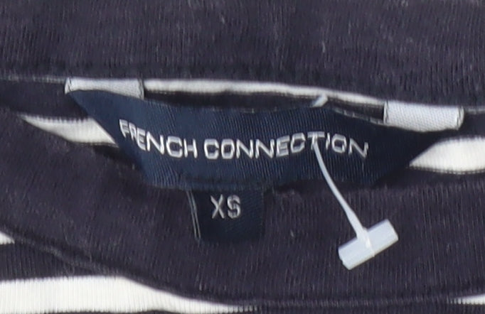 Womens UK Size XS French Connection Multicoloured Basic T-Shirt
