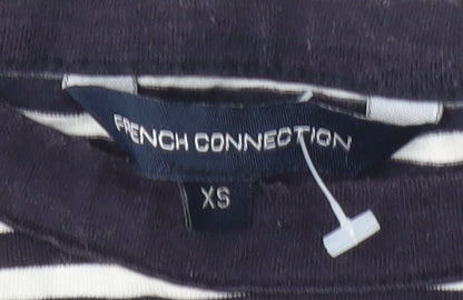 Womens UK Size XS French Connection Multicoloured Basic T-Shirt