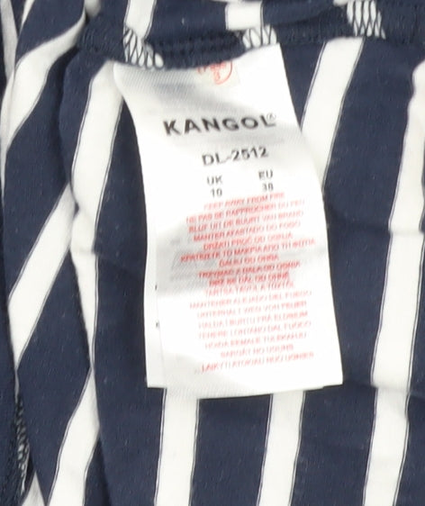 Womens UK Size 10 Kangol Blue  T-Shirt