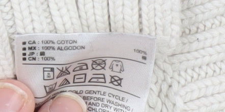Old Navy Ivory Knit Cardigan Unisex Baby 24 Months