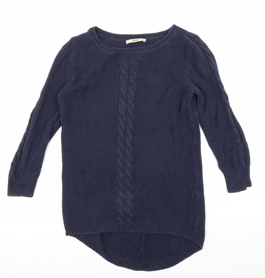 Womens UK Size S Oasis Blue Pullover Jumper