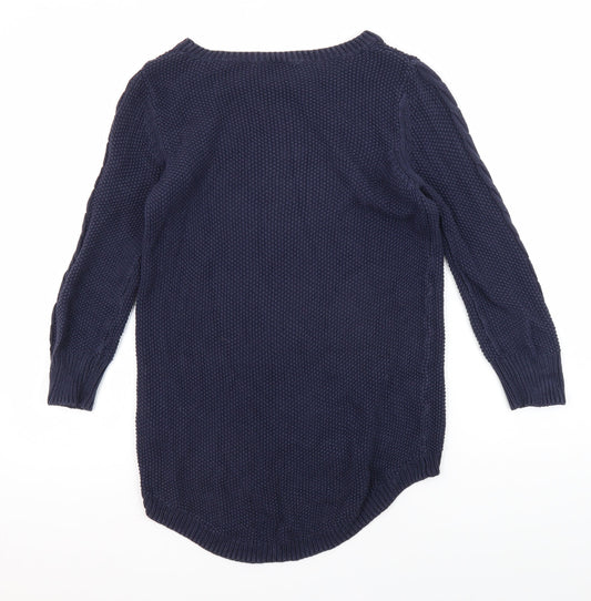 Womens UK Size S Oasis Blue Pullover Jumper