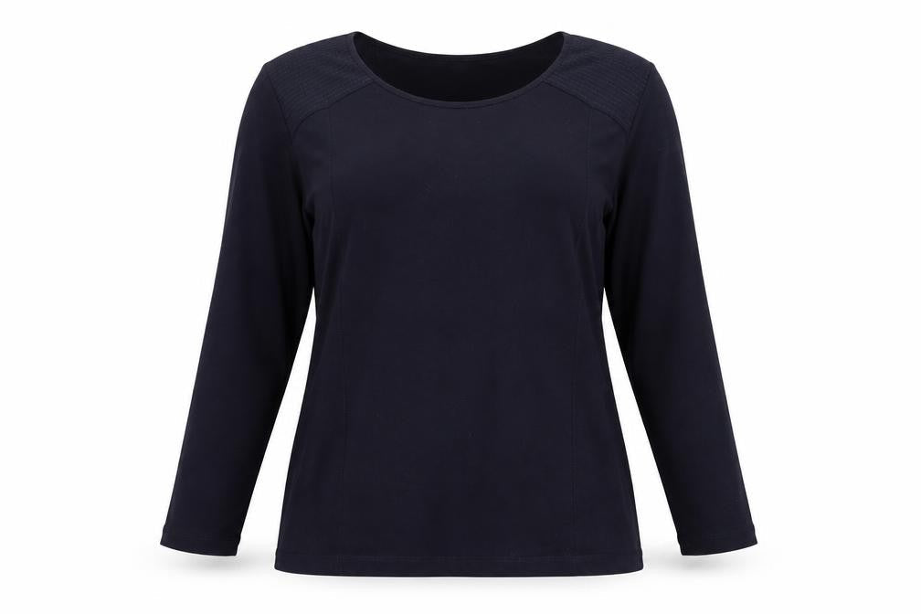 Womens UK Size L Viyella Black Basic T-Shirt