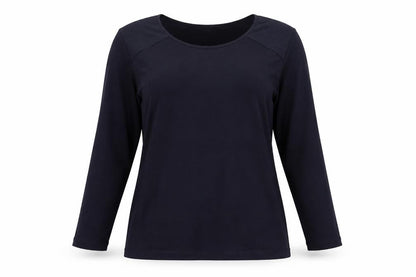 Womens UK Size L Viyella Black Basic T-Shirt