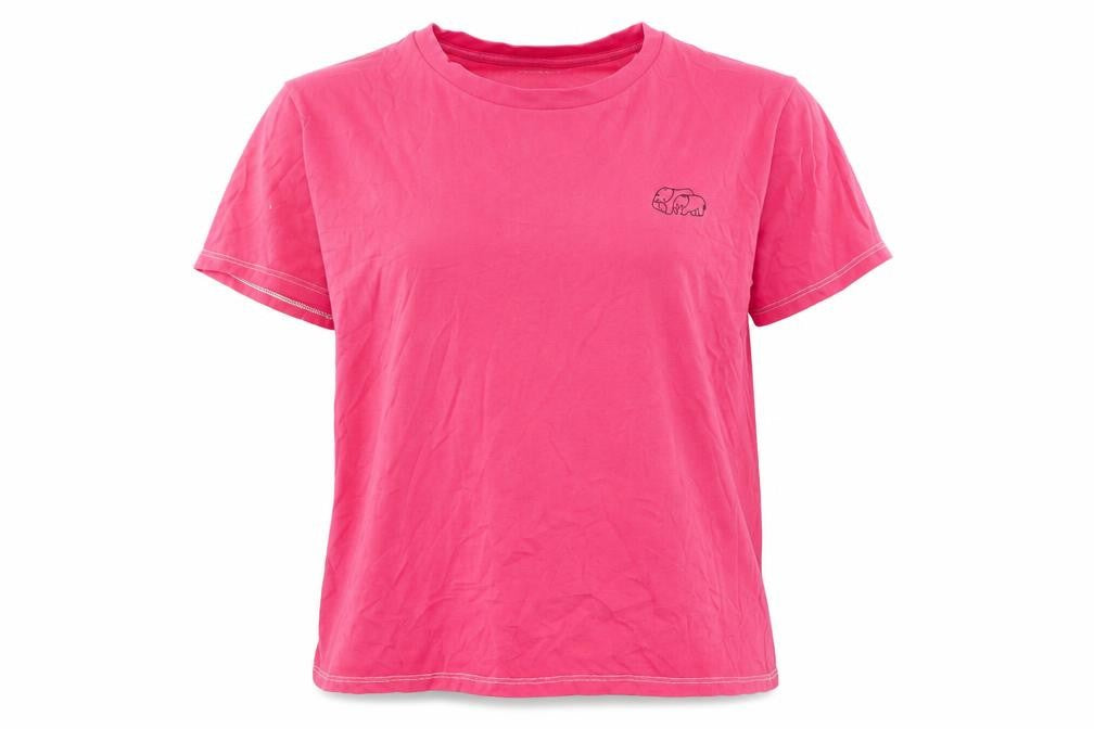 Womens UK Size L French Connection Pink Basic T-Shirt
